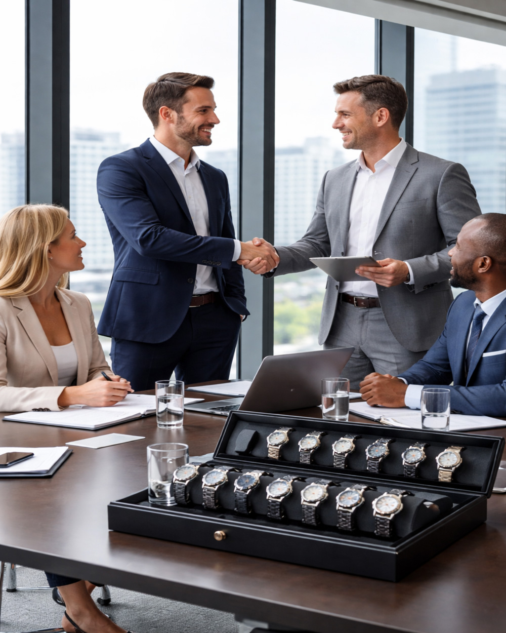 Wholesale business meeting and planning